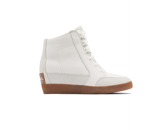 SOREL WOMEN'S OUT N ABOUT™ WEDGE BOOTIE, NL4913-125, Sea Salt -Gum 2