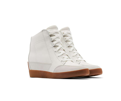 SOREL WOMEN'S OUT N ABOUT™ WEDGE BOOTIE, NL4913-125, Sea Salt -Gum 2