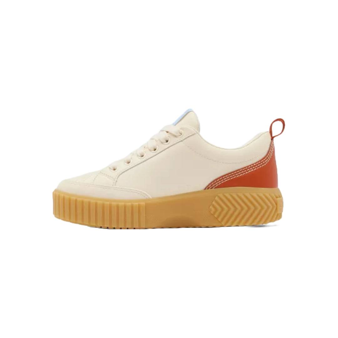 Sorel Ona Ave™ Women's Low Waterproof Sneaker in white, featuring a sleek design and waterproof construction.