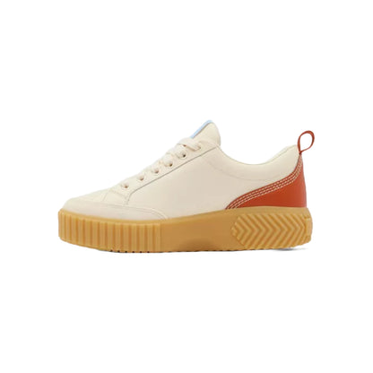Sorel Ona Ave™ Women's Low Waterproof Sneaker in white, featuring a sleek design and waterproof construction.