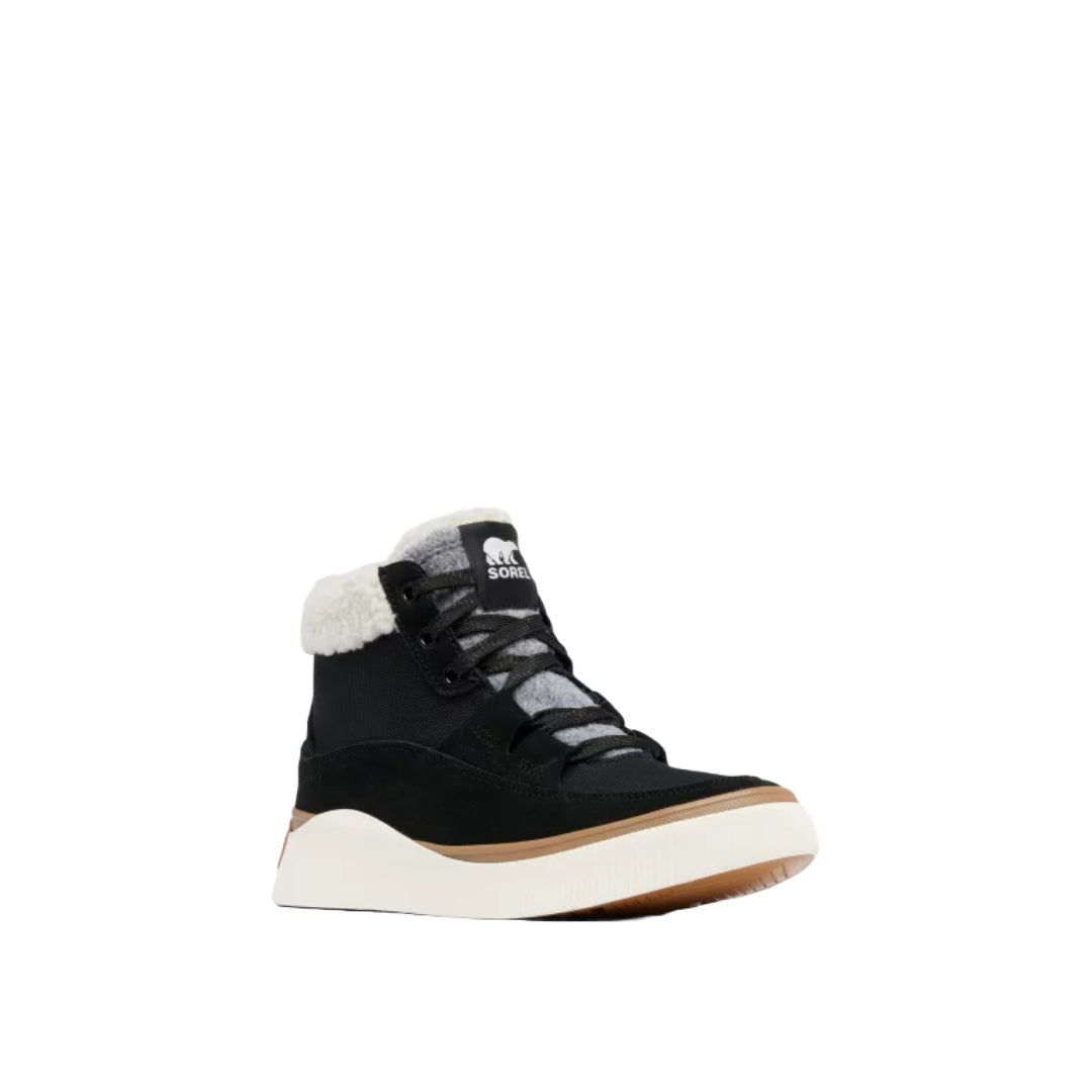 Sorel Out N About™ IV Mid Waterproof Sneaker, featuring waterproof construction and modern design for comfort and protection in wet conditions.
