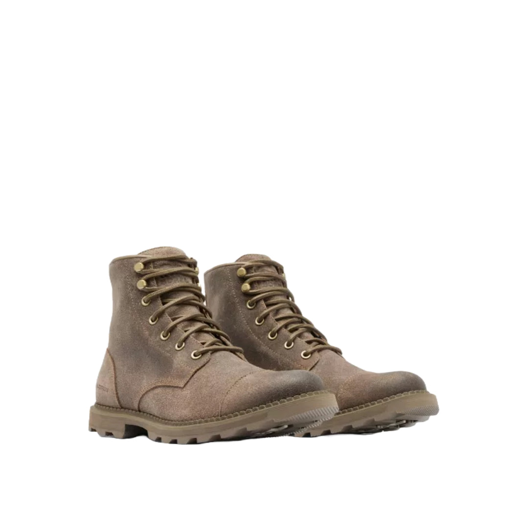Sorel Men's Madson II Chore Waterproof Boot designed for durability and comfort with a sleek waterproof finish and rugged outsole.