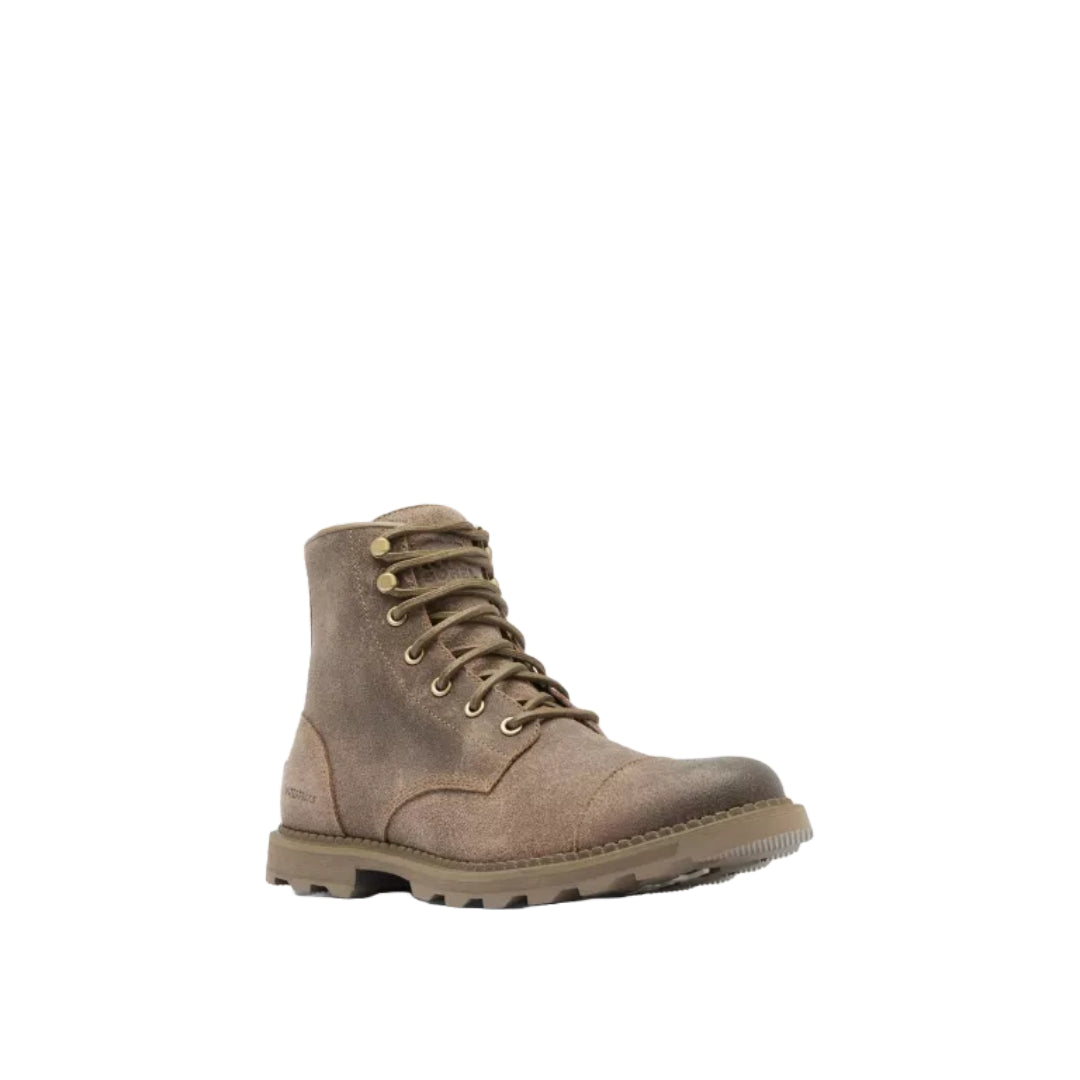 Sorel Men's Madson II Chore Waterproof Boot designed for durability and comfort with a sleek waterproof finish and rugged outsole.