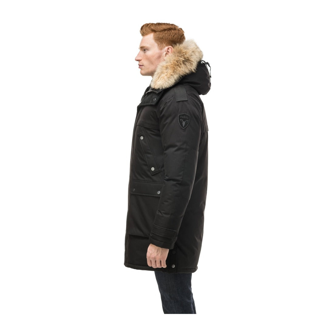 Nobis Men's The Yatesy Parka Jacket - Steel Grey