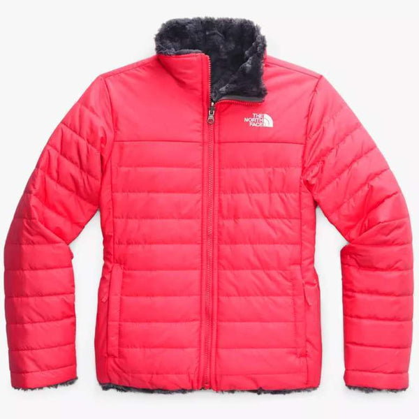 The North Face Girls' Mossbud Swirl Reversible Jacket (Paradise Pink)