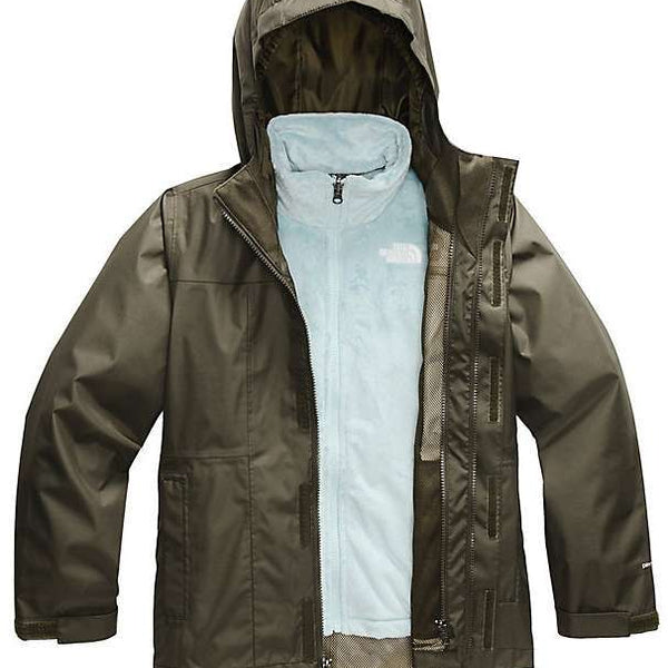 The North Face Girls' Osolita Triclimate Jacket (New Taupe Green)