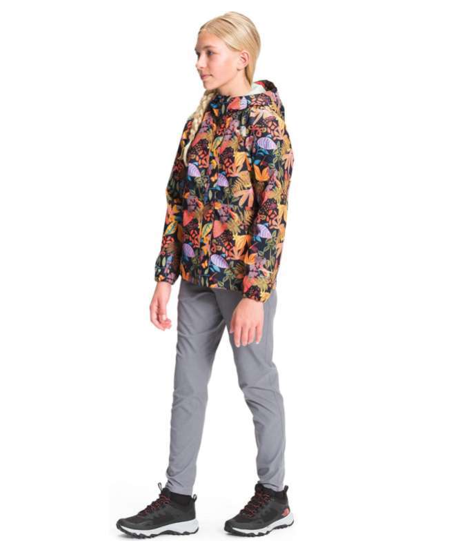 North Face Girls' Resolve Reflective Jacket #NF0A55LR0PE Aviator Navy Lone Wanderer Print