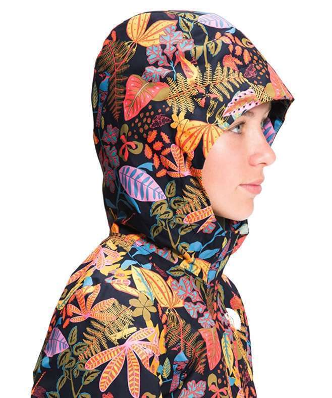 North Face Girls' Resolve Reflective Jacket #NF0A55LR0PE Aviator Navy Lone Wanderer Print