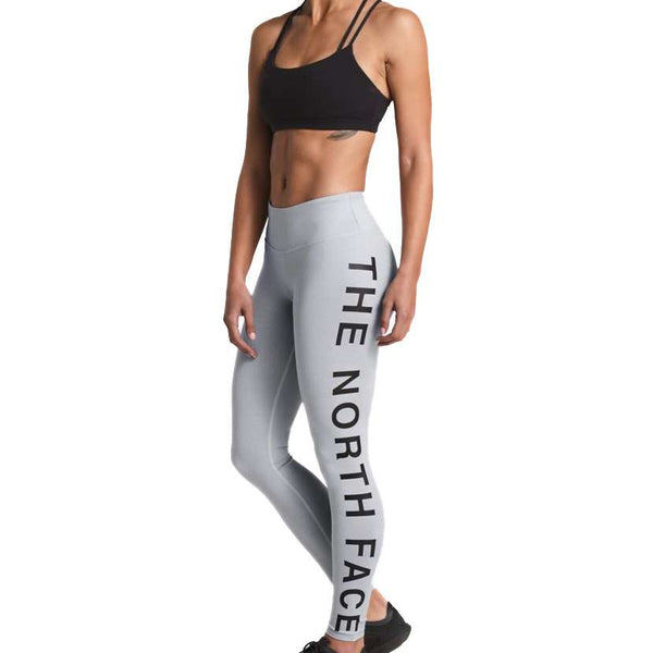 The North Face Women's 24/7 Graphic Mid-Rise Tights Light Grey