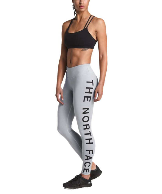 The North Face Women's 24/7 Graphic Mid-Rise Tights Light Grey