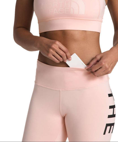The North Face Women's 24/7 Mid-Rise Tight Pant Pink Salt