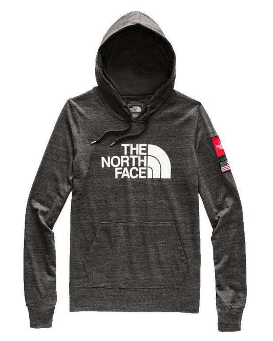 The North Face Women's  Americana Tri-Blend Full Zip Hoodie Dark Grey