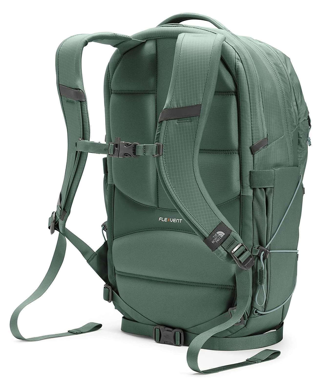 North Face Women's Borealis Backpack #NF0A52SI17N Laurel Wreath Green Silver Blue