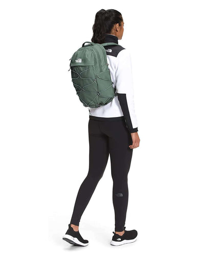 North Face Women's Borealis Backpack #NF0A52SI17N Laurel Wreath Green Silver Blue