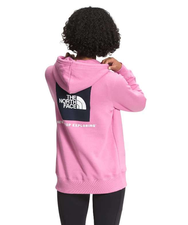 North Face Women's Box NSE Pullover Hoodie #NF0A475YY9U Sunset Mauve