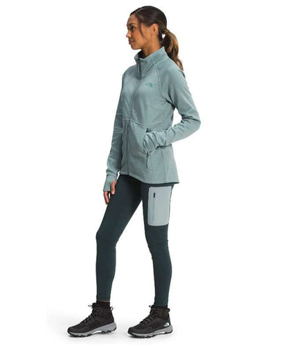 North Face Women’s Canyonlands Full Zip Sweatshirt #NF0A3SRH0LL Silver Blue Heather