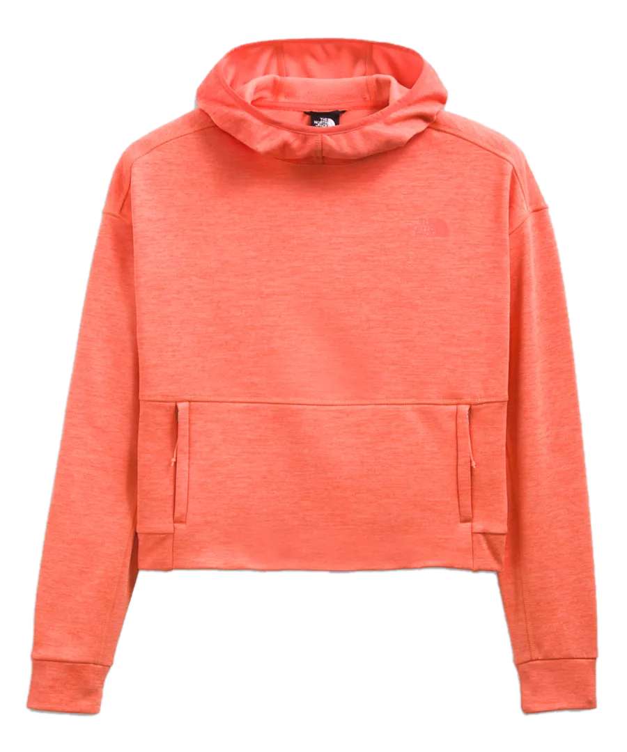North Face Women's Canyonlands Pullover Crop #NF0A5GC9W0P Emberglow Orange Heather