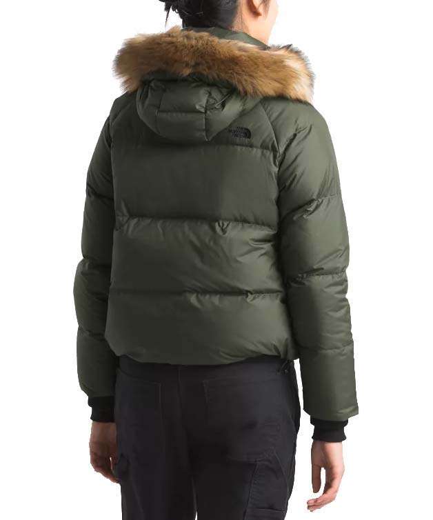 The North Face Women's Dealio Down Crop Jacket (New Taupe Green)