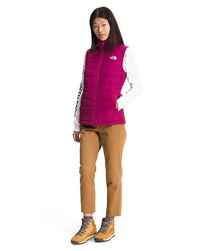 North Face Women’s Mossbud Insulated Reversible Vest #NF0A4R3GJD8 Roxbury Pink