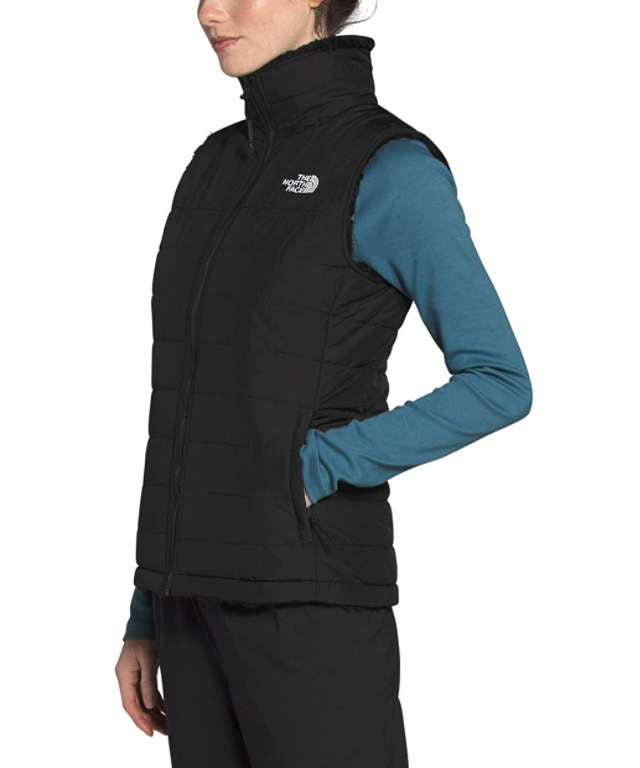 North Face Women’s Mossbud Insulated Reversible Vest #NF0A4R3GJK3 TNF Black