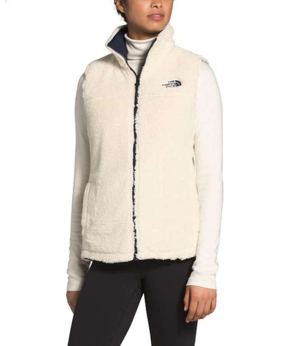 North Face Women’s Mossbud Insulated Reversible Vest #NF0A4R3GSJ2 Aviator Navy Vintage White
