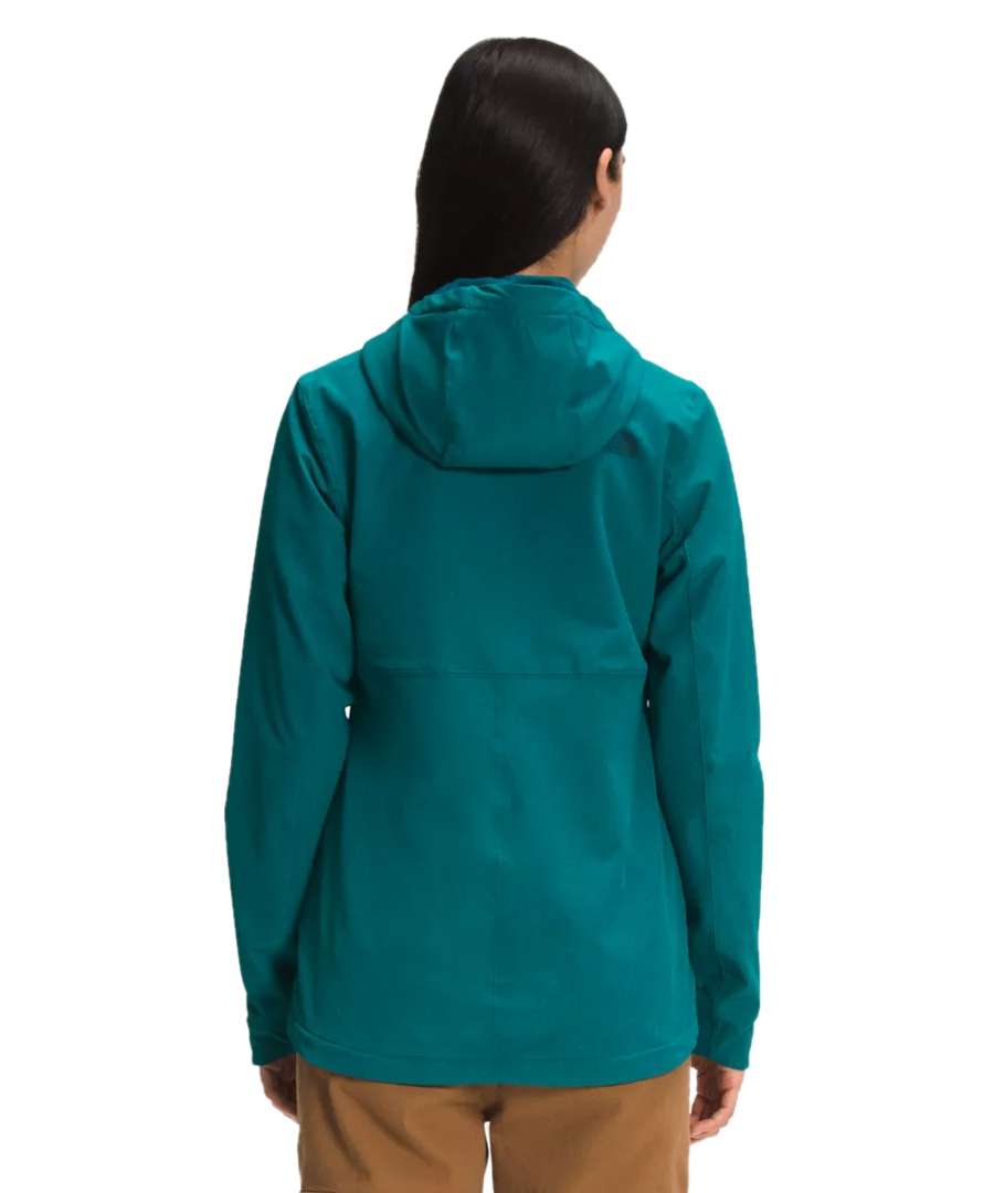 North Face Women's Shelbe Raschel Hoodie Jacket #NF0A4R7C9FR Shaded Spruce Heather