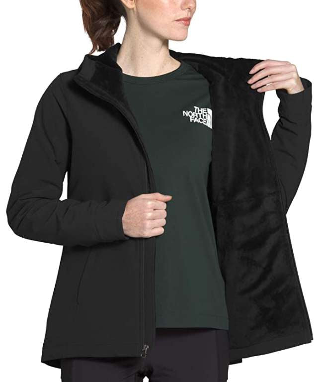 North Face Women's Shelbe Raschel Hoodie Jacket #NF0A4R7CJK3 (TNF Black)