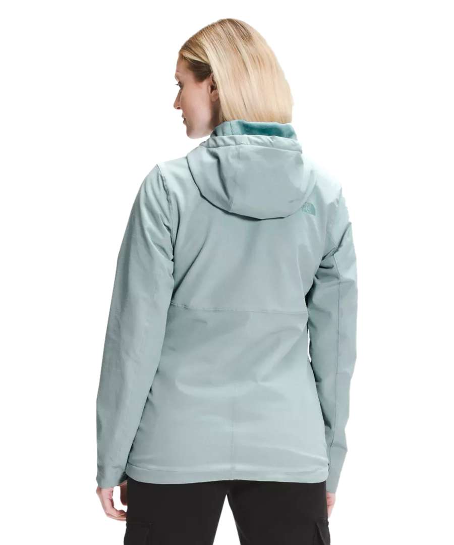 North Face Women’s Shelbe Raschel Hoodie #NF0A4R7C0LL Silver Blue Heather