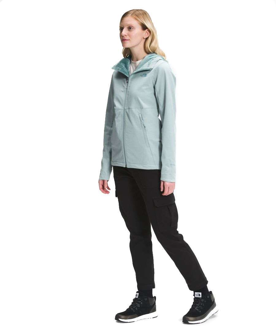 North Face Women’s Shelbe Raschel Hoodie #NF0A4R7C0LL Silver Blue Heather