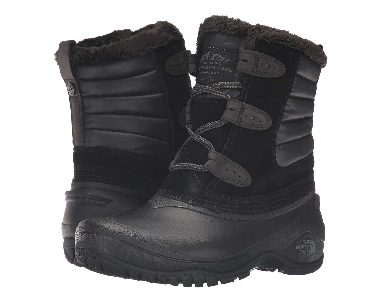 The North Face Women's Shellista II Shorty Boots BLACK/SMOKED PEARL GREY
