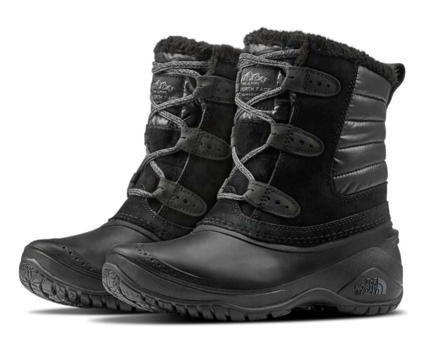 The North Face Women's Shellista II Shorty Boots BLACK/SMOKED PEARL GREY