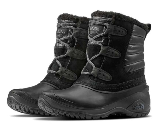 The North Face Women's Shellista II Shorty Boots BLACK/SMOKED PEARL GREY