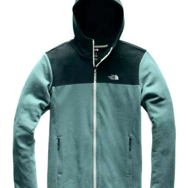 The North Face Women's TKA Glacier Full-Zip Hoodie Trellis Green