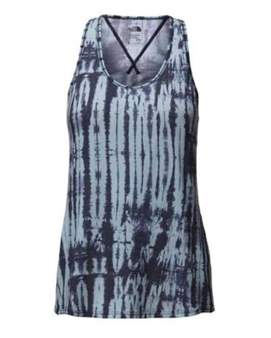 The North Face Women's Workout Racerback Tank  Urban Navy Shibori Print