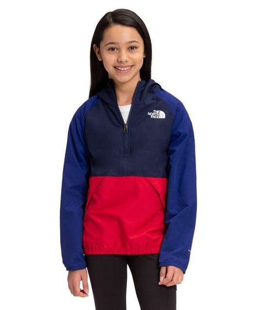 North Face Youth Packable Wind Jacket #NF0A53CQ0C5 (Asphalt Grey)