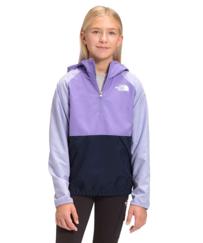North Face Youth Packable Wind Jacket #NF0A53CQWQ7 (Pop Purple)