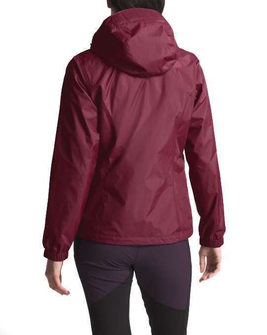 The North Face Women's Resolve 2 Jacket (Fig Brown / Rumba Red)