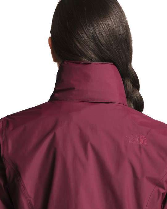 The North Face Women's Resolve 2 Jacket (Fig Brown / Rumba Red)