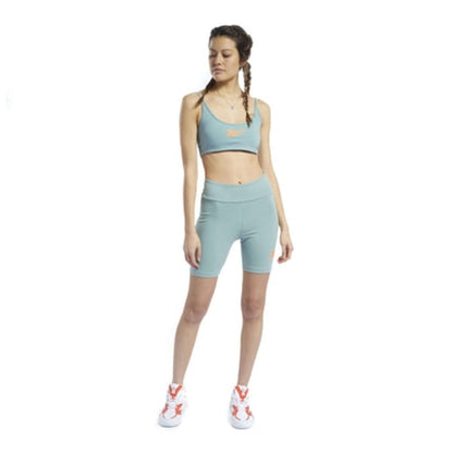 Reebok Women's Classic Vector Big Logo Bra - Green Slate