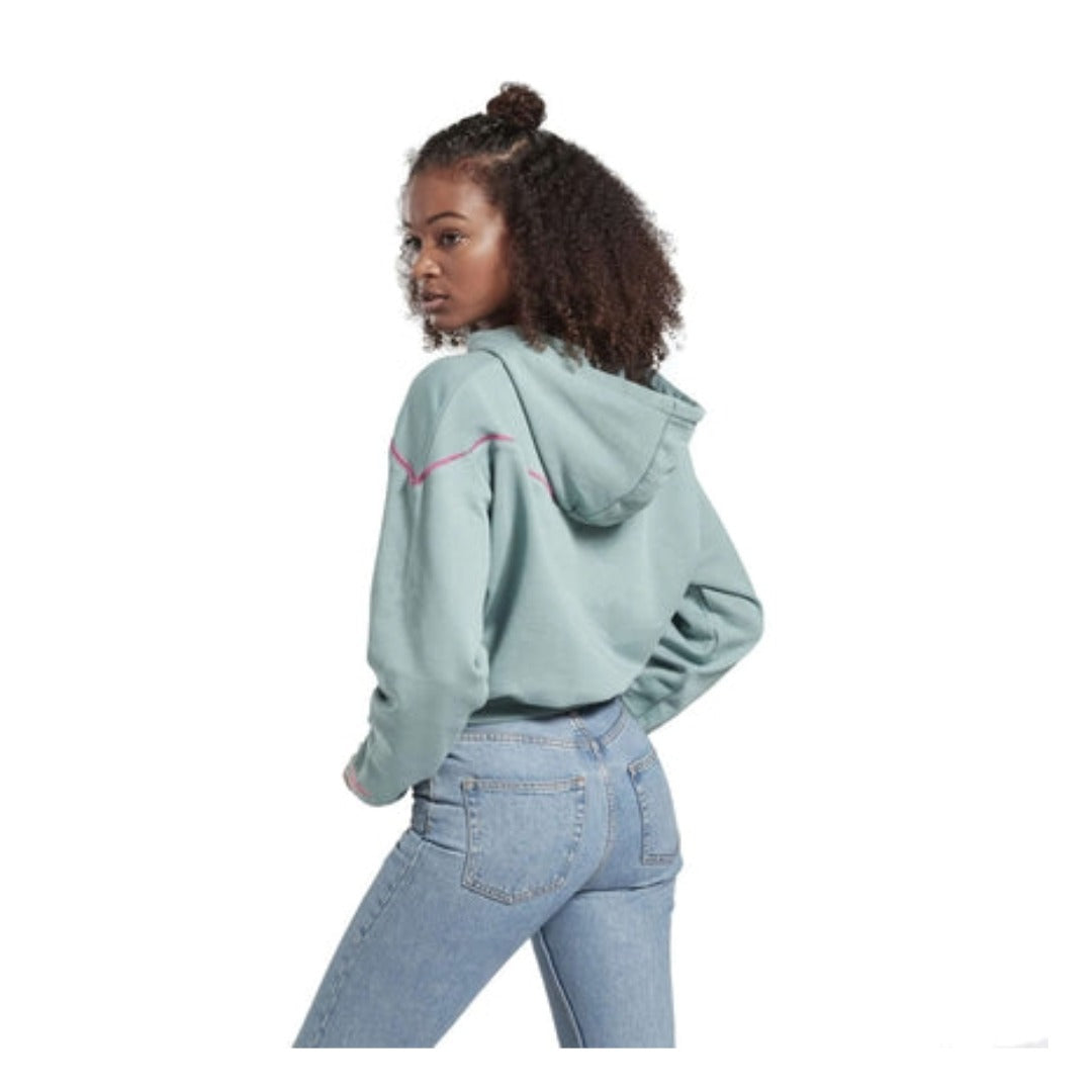 Reebok Women's Classic Vector Trail Hoodies -Green Slate