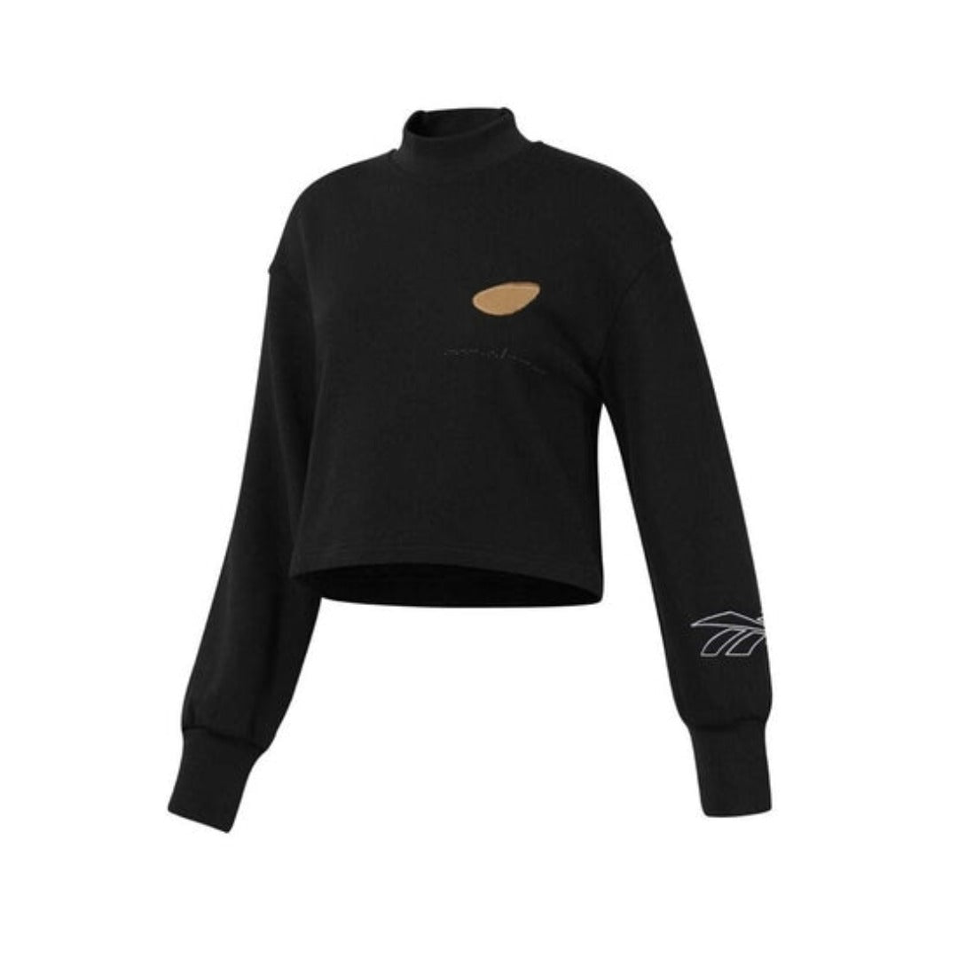 Reebok Women's RCPM Daytona Graphic Crew Sweatshirt - Black