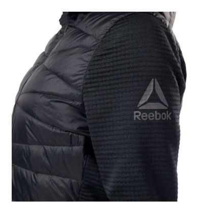 Reebok Women's Thermowarm Hybrid Down Jacket - Black Midnight Ink