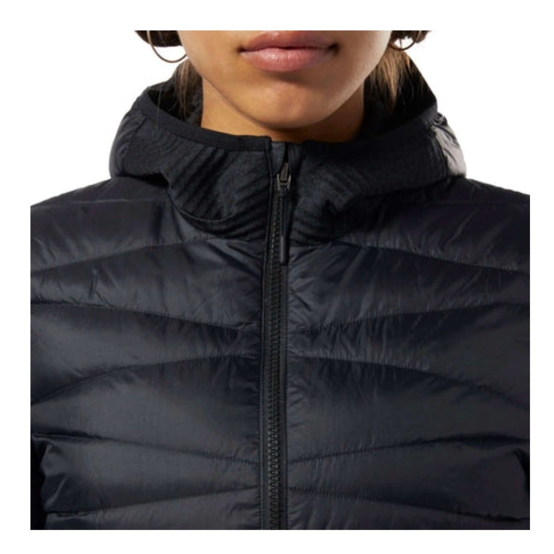 Reebok Women's Thermowarm Hybrid Down Jacket - Black Midnight Ink