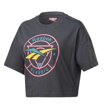 Women’s cropped athletic top featuring soft stretch fabric, a lightweight breathable design, short sleeves, and a comfortable fit for workouts and casual everyday wear