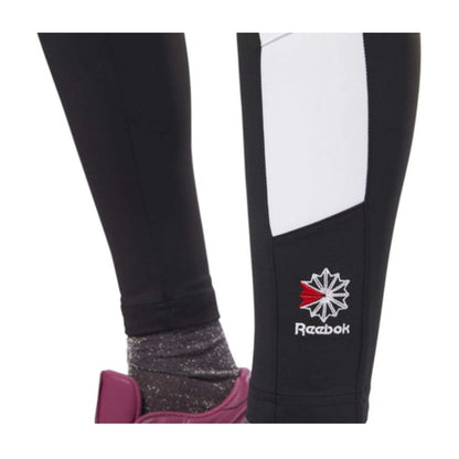 Reebok Women's Classics Color Block Leggings - Black