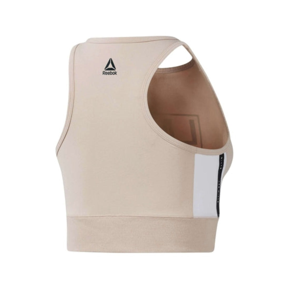 Reebok Womens Les Mills Crop Top - Buff