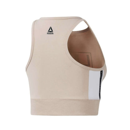 Reebok Womens Les Mills Crop Top - Buff