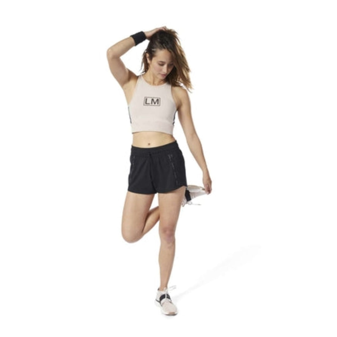 Reebok Womens Les Mills Crop Top - Buff