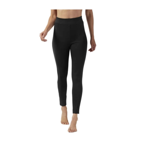 Women’s high-rise athletic leggings featuring stretch moisture-wicking fabric, supportive waistband, paneled detailing, and a fitted silhouette for workouts and everyday active wear