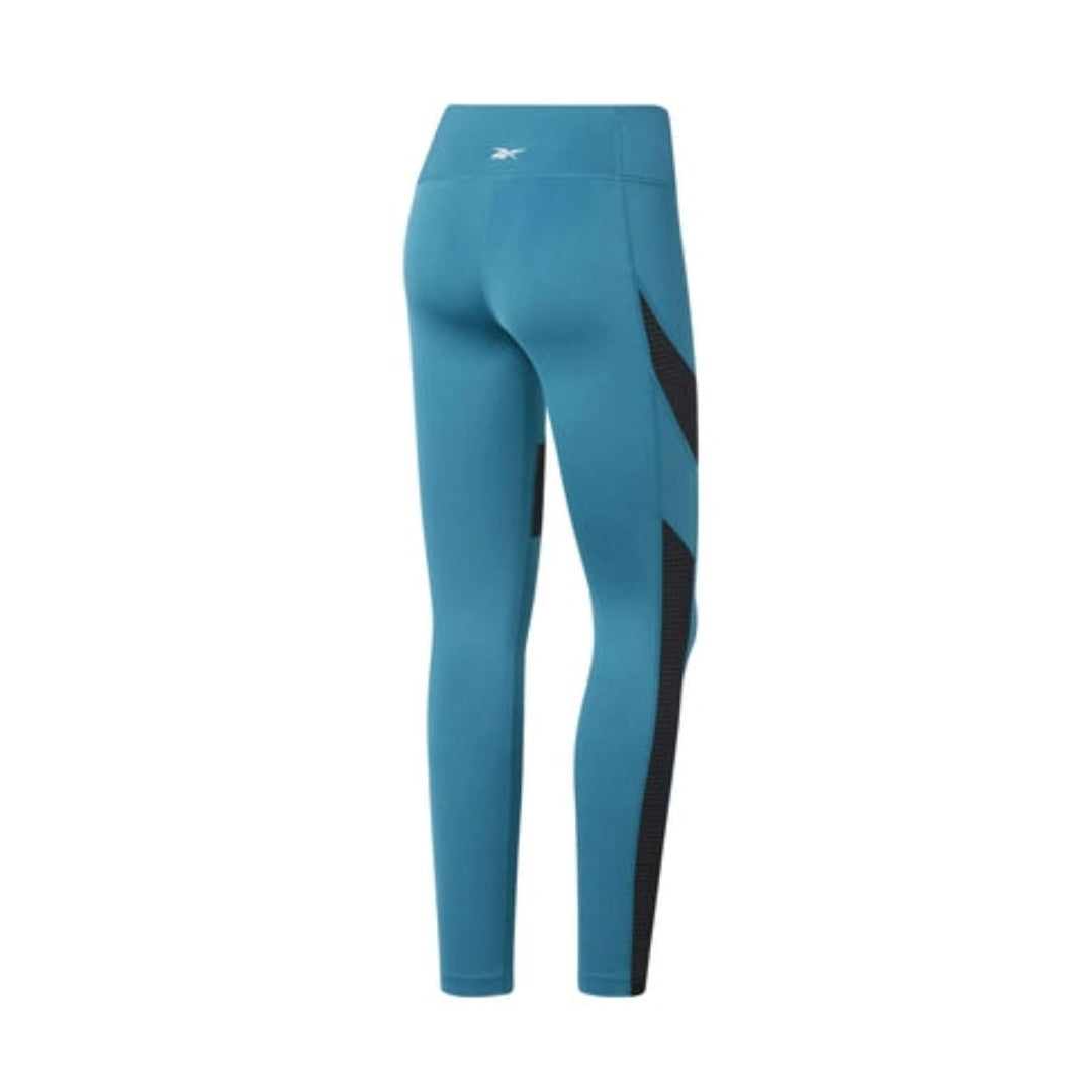 Reebok Women's Workout Ready Mesh Tight - Seaport Teal